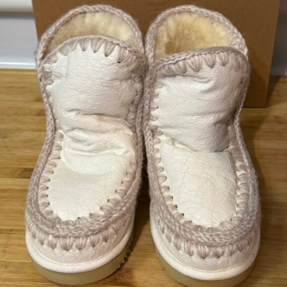 Mou 18 White Sheepskin Boot - Picture 4 of 16